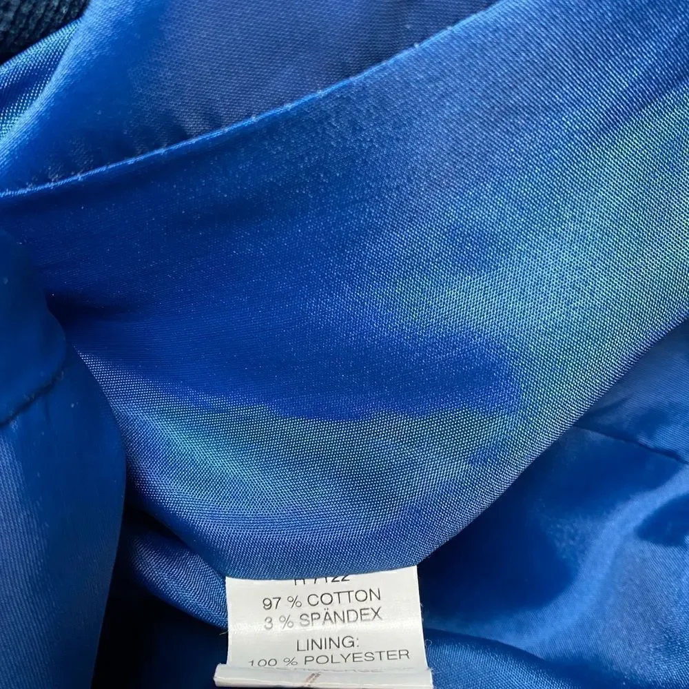 EPIC Unique 1990’s Vintage Tie-Dye Duotone Burnout Corduroy Blazer Jacket